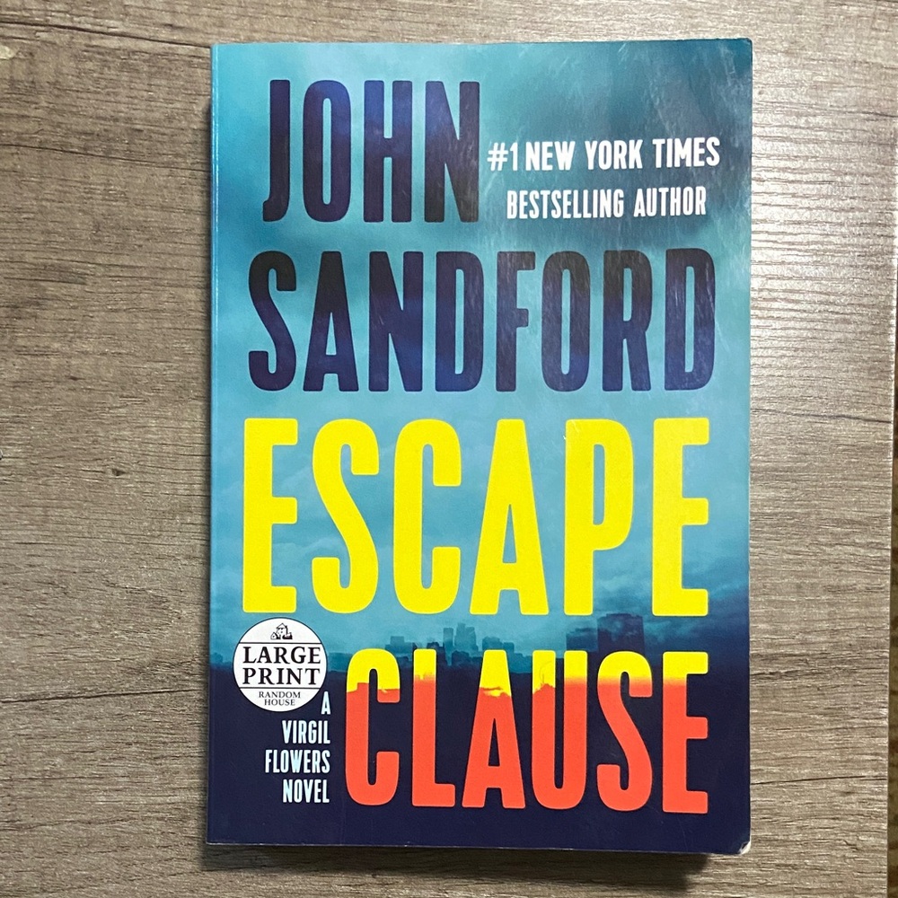 Escape Clause by John Sandford Large Print Book